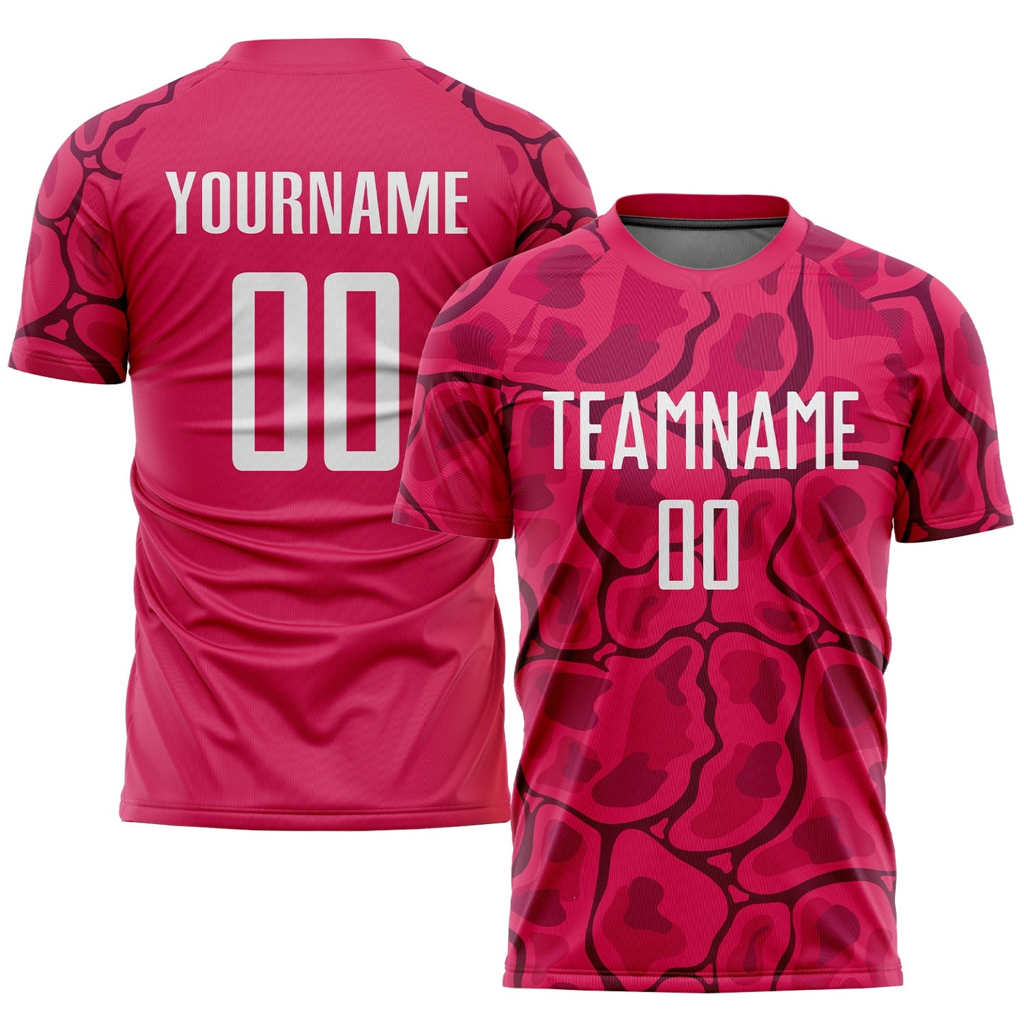 Custom Red White-Black Sublimation Soccer Uniform Jersey - Sky-Custom