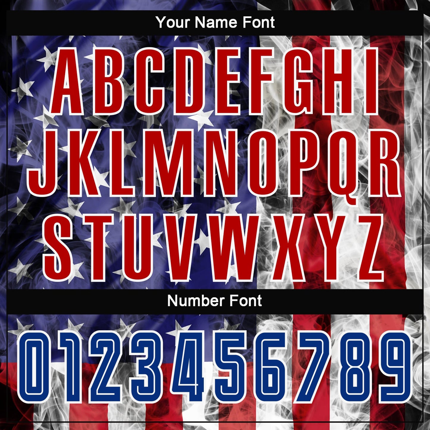 Custom White Royal-Red American Flag Fashion Sublimation Soccer Uniform Jersey - Sky-Custom