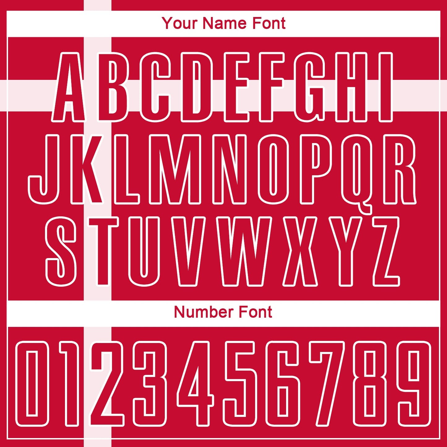 Custom Red Red-White Sublimation Danish Flag Soccer Uniform Jersey - Sky-Custom