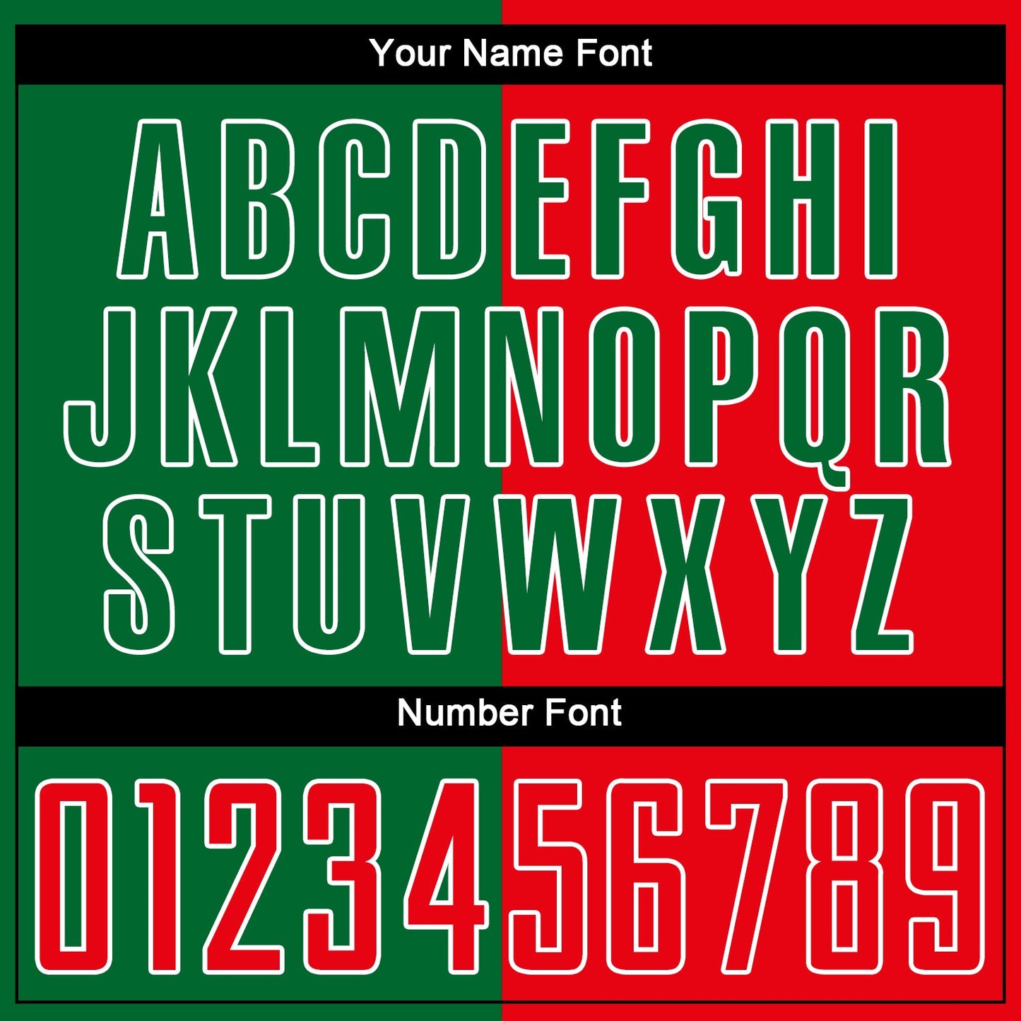 Custom Kelly Green Red-White Sublimation Portuguese Flag Soccer Uniform Jersey - Sky-Custom