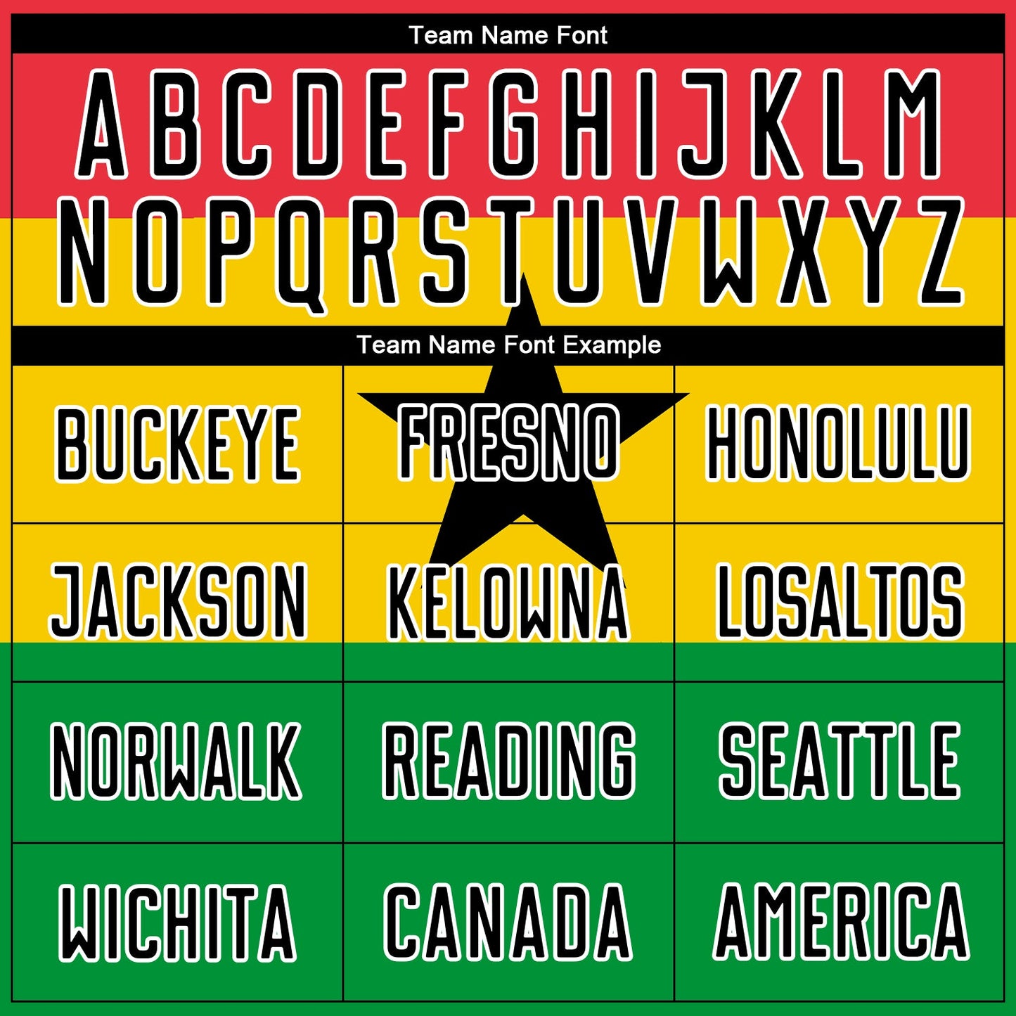 Custom Red Black Gold-Kelly Green Sublimation Ghanaian Flag Soccer Uniform Jersey - Sky-Custom