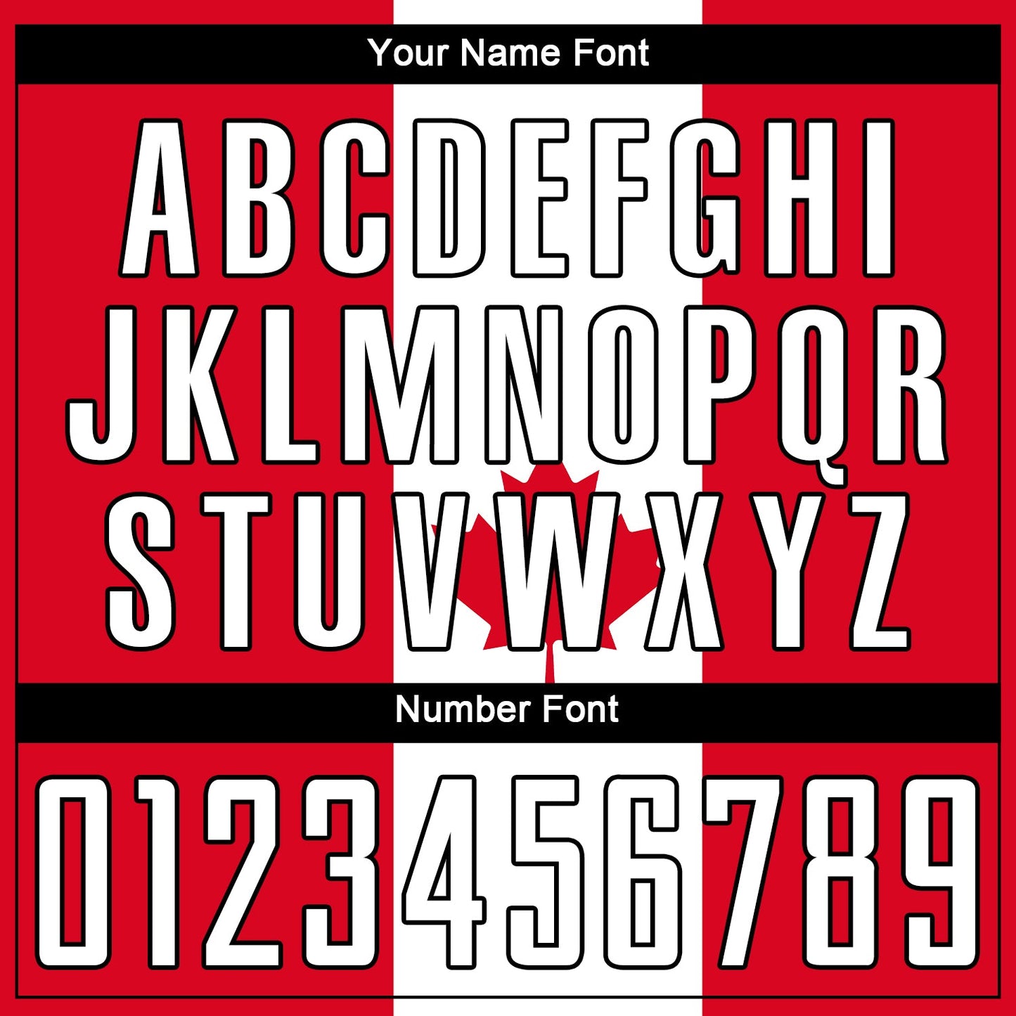 Custom Red White-Black Sublimation Canadian Flag Soccer Uniform Jersey - Sky-Custom