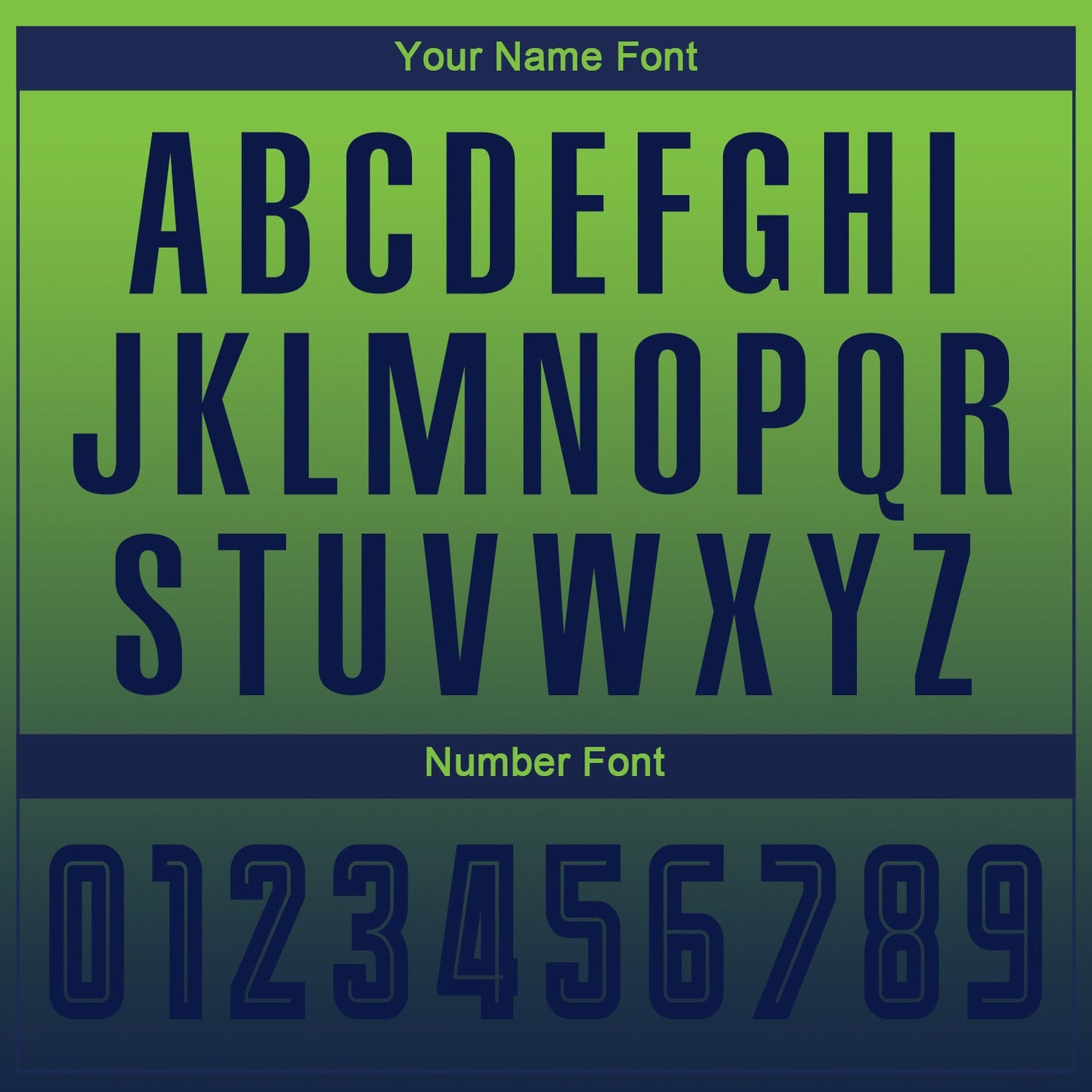 Custom Neon Green Navy Sublimation Long Sleeve Fade Fashion Soccer Uniform Jersey - Sky-Custom