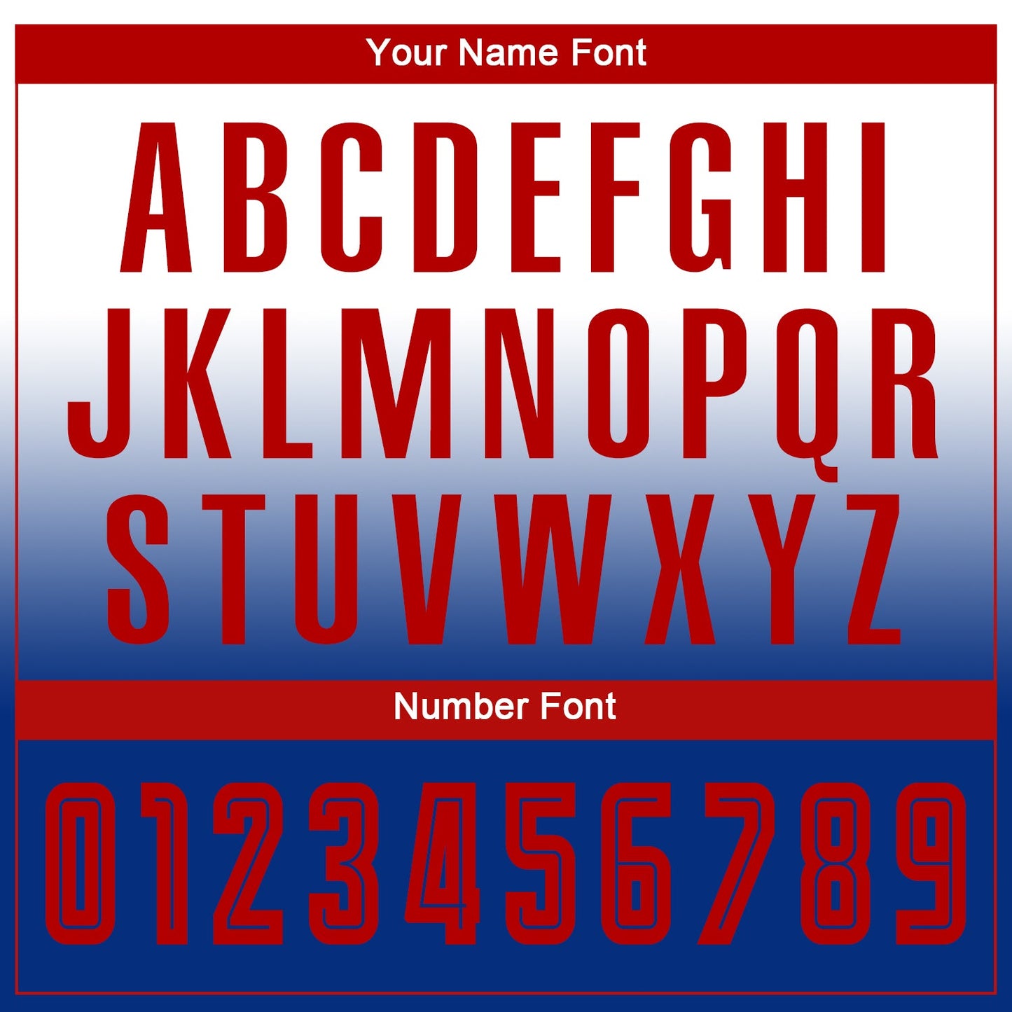 Custom White Red-Royal Sublimation Long Sleeve Fade Fashion Soccer Uniform Jersey - Sky-Custom