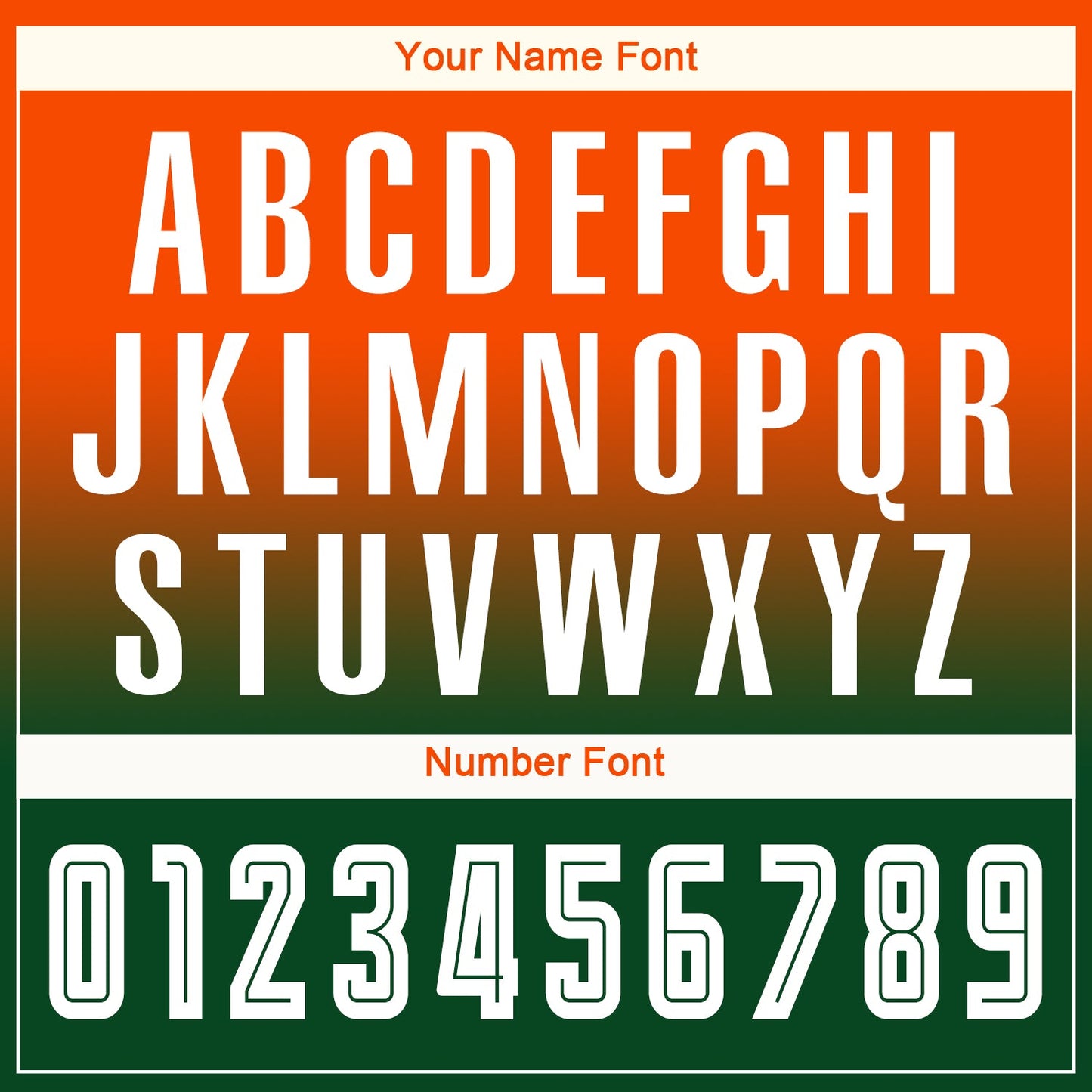 Custom Orange White-Green Sublimation Long Sleeve Fade Fashion Soccer Uniform Jersey - Sky-Custom