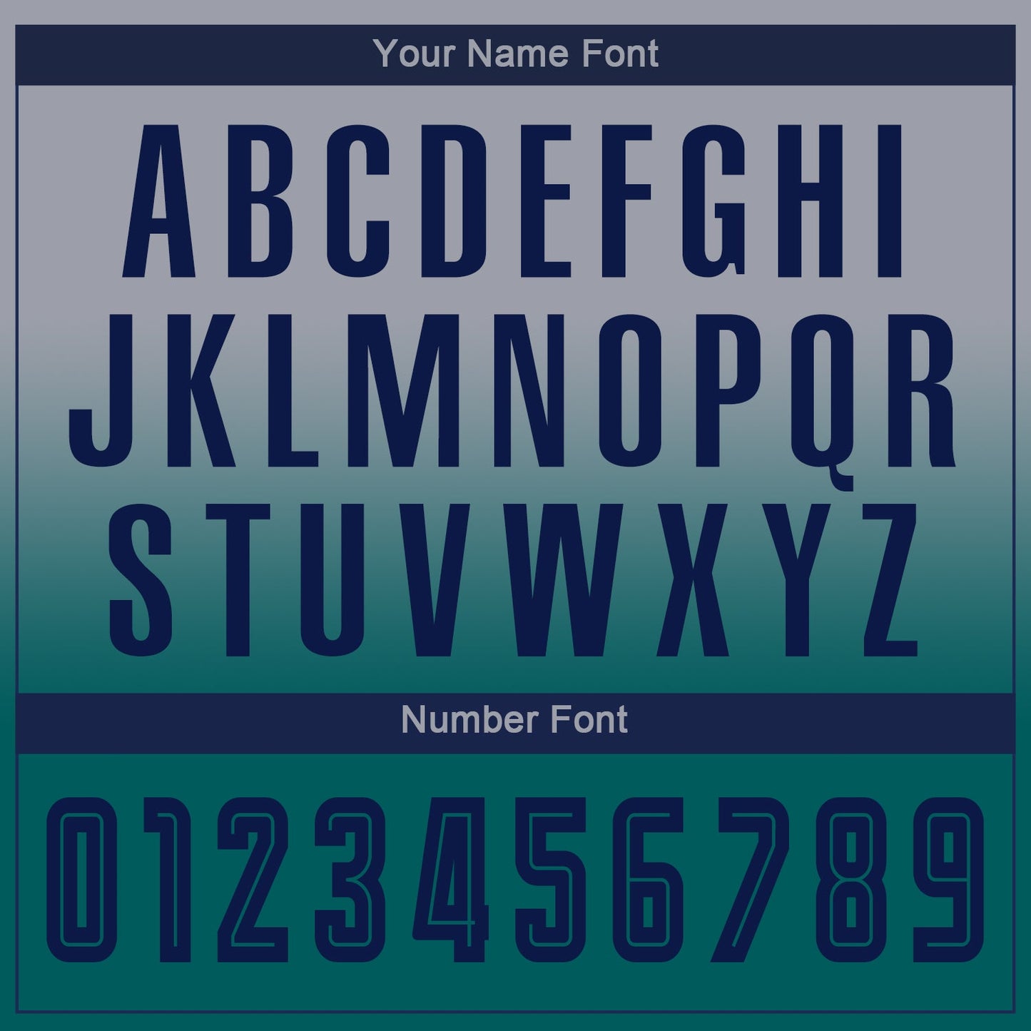 Custom Gray Navy-Teal Sublimation Long Sleeve Fade Fashion Soccer Uniform Jersey - Sky-Custom