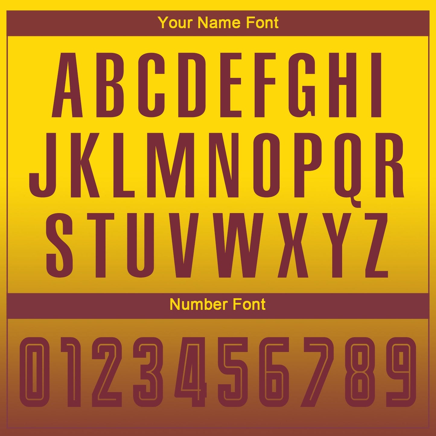 Custom Gold Burgundy Sublimation Long Sleeve Fade Fashion Soccer Uniform Jersey - Sky-Custom