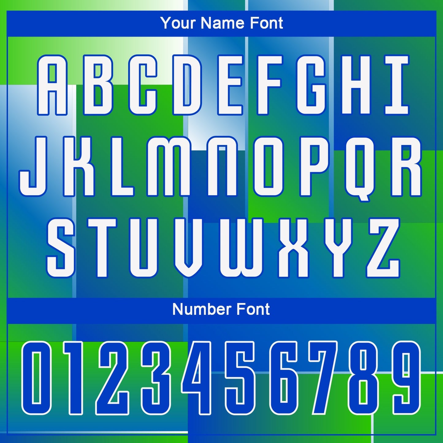 Custom Royal White-Kelly Green Sublimation Soccer Uniform Jersey - Sky-Custom