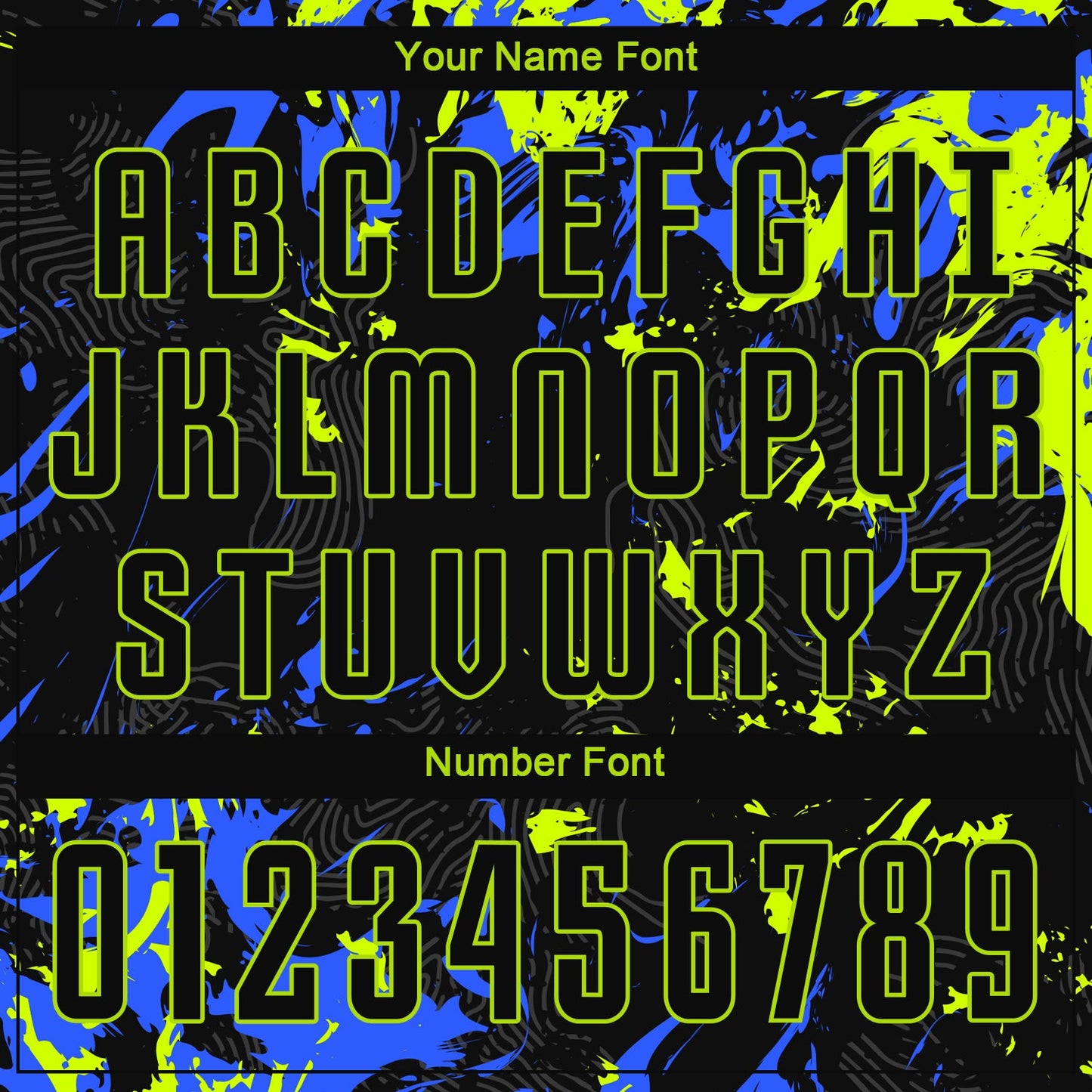 Custom Black Black Neon Green-Royal Sublimation Soccer Uniform Jersey - Sky-Custom