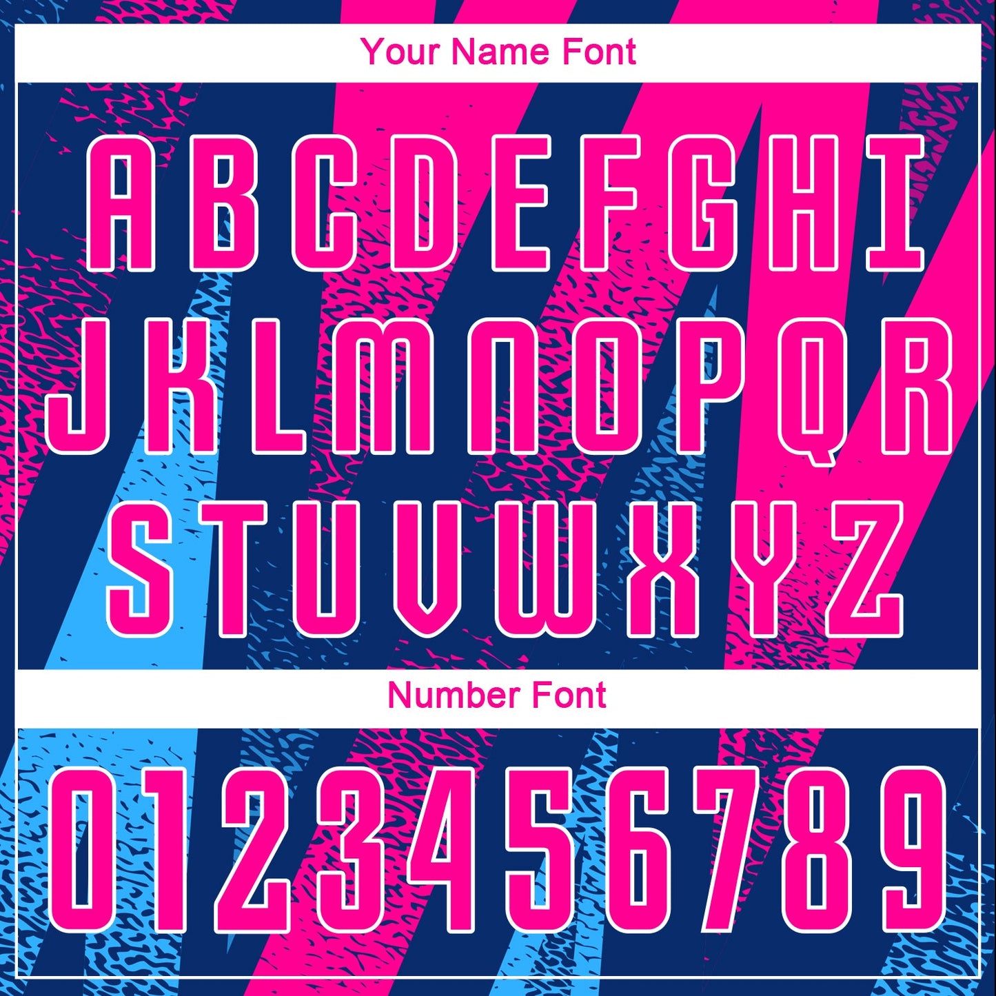 Custom Figure Pink-Royal Sublimation Soccer Uniform Jersey - Sky-Custom