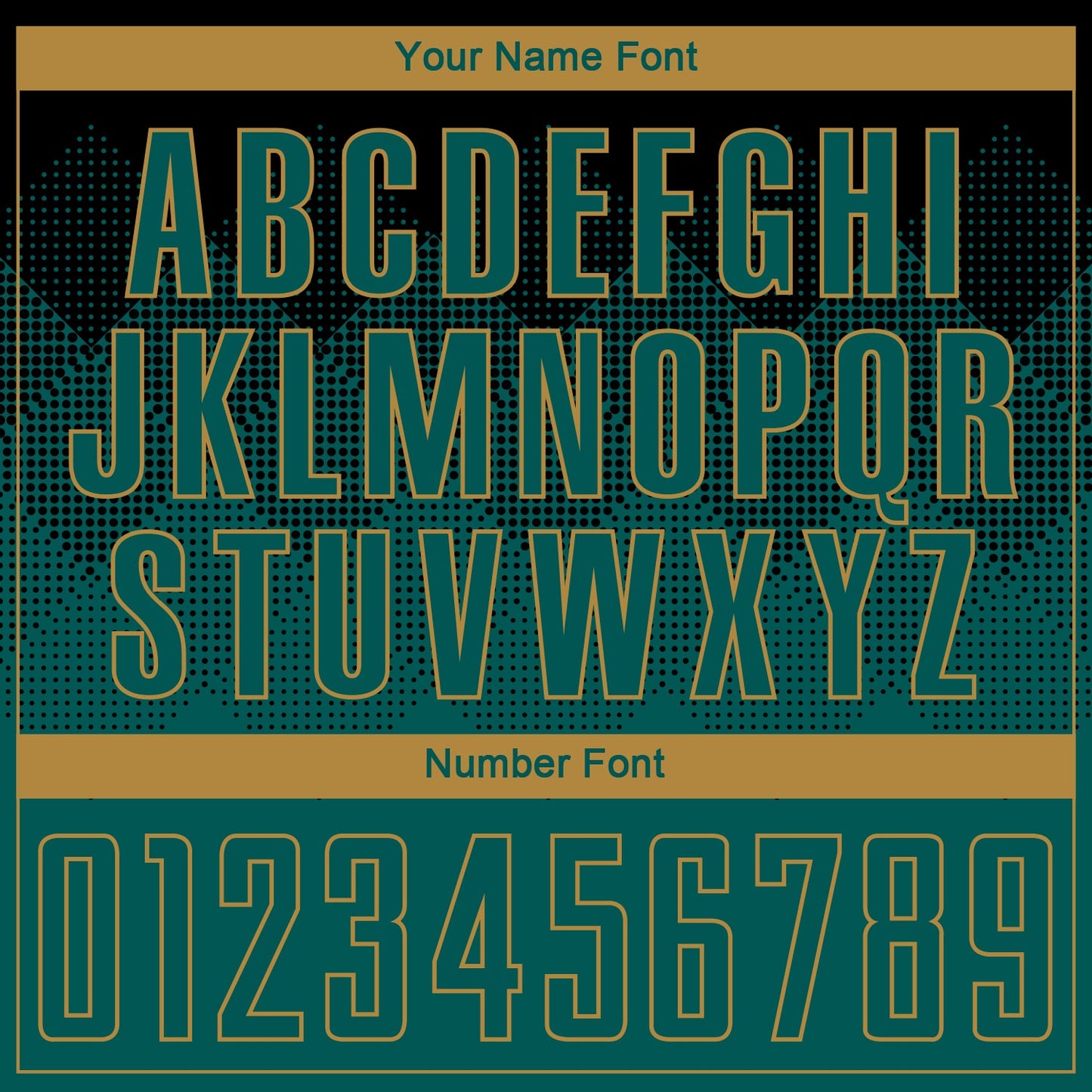 Custom Black Midnight Green-Old Gold Sublimation Soccer Uniform Jersey - Sky-Custom