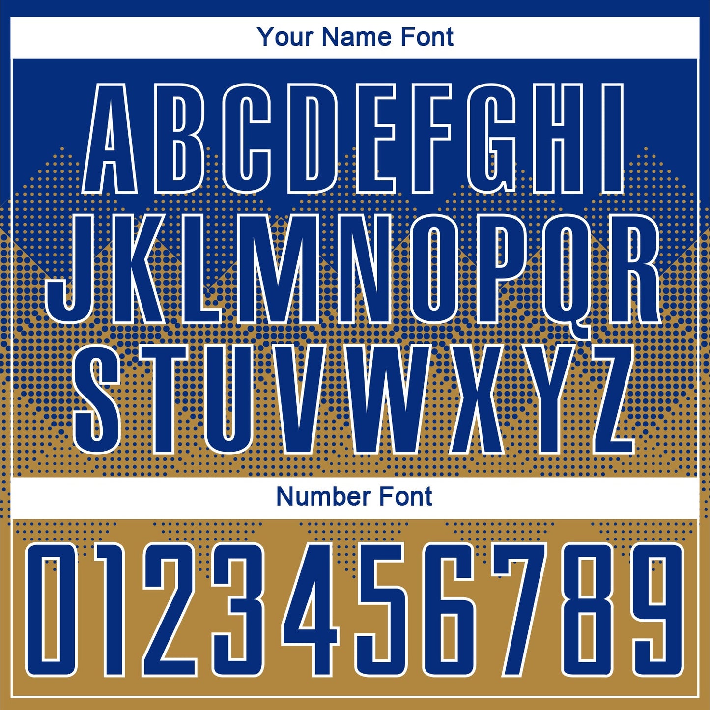 Custom Old Gold Royal-White Sublimation Soccer Uniform Jersey - Sky-Custom