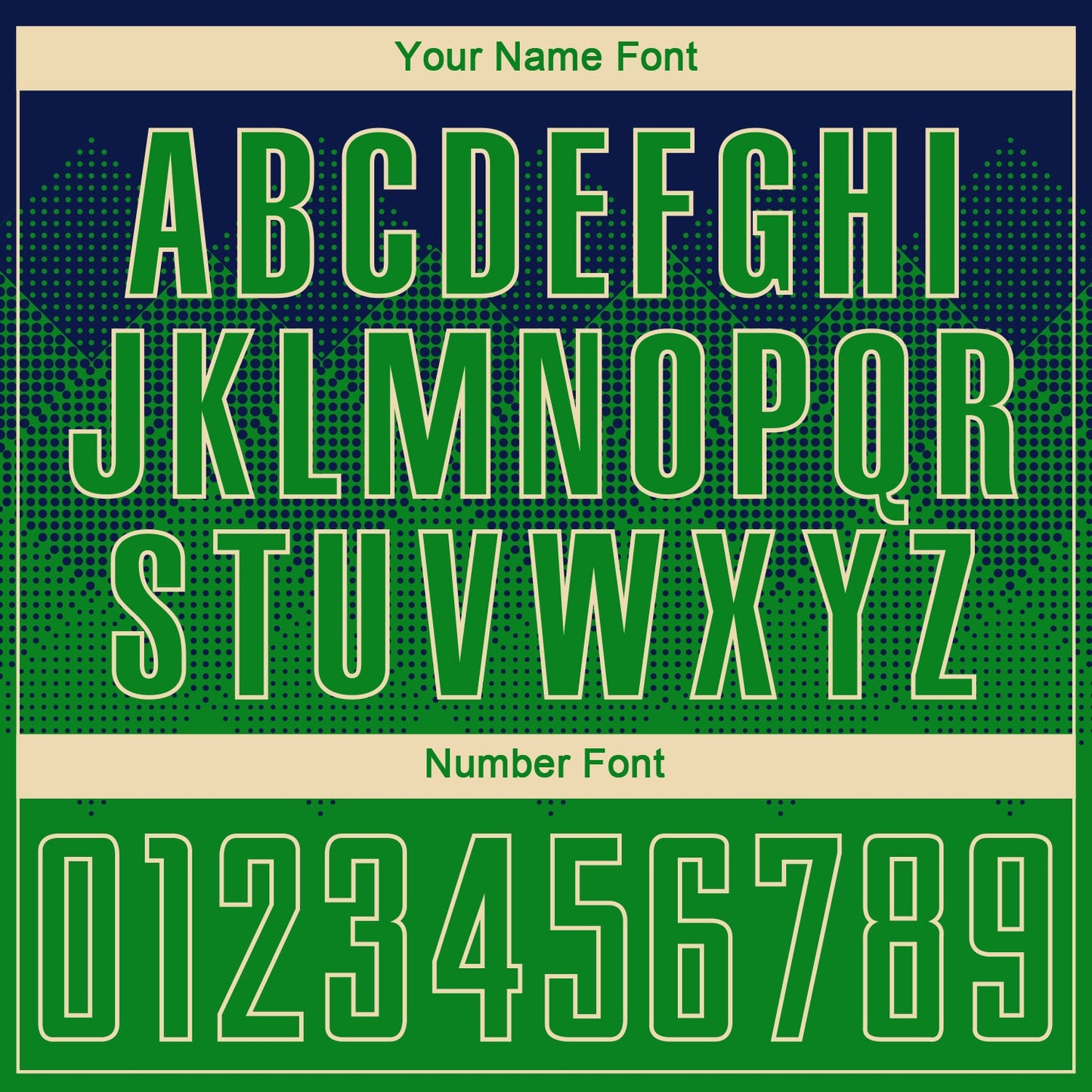 Custom Navy Grass Green-Cream Sublimation Soccer Uniform Jersey - Sky-Custom