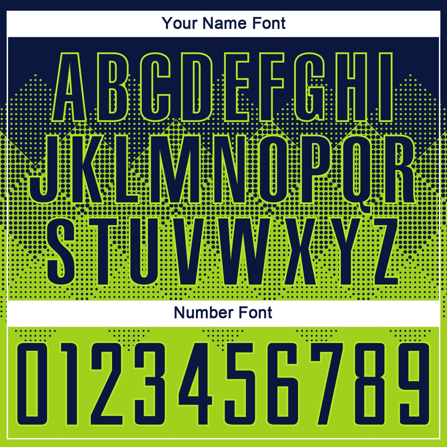 Custom Neon Green Navy Sublimation Soccer Uniform Jersey - Sky-Custom