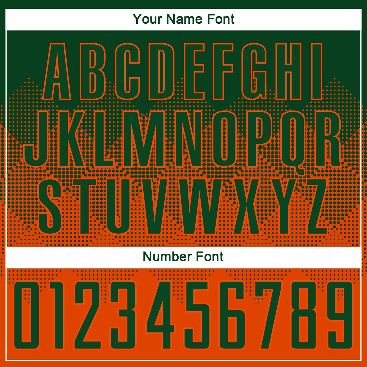 Custom Orange Green Sublimation Soccer Uniform Jersey - Sky-Custom