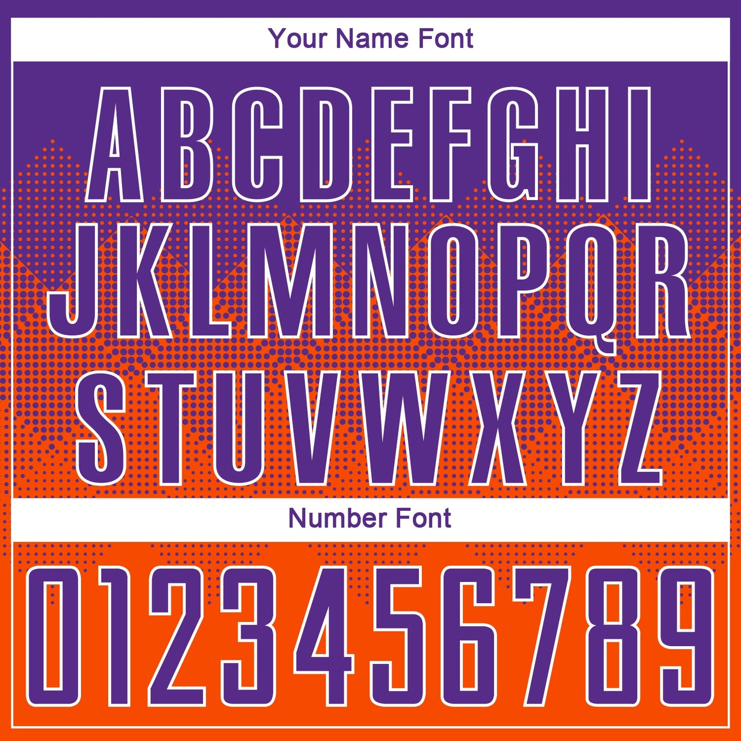 Custom Orange Purple-White Sublimation Soccer Uniform Jersey - Sky-Custom