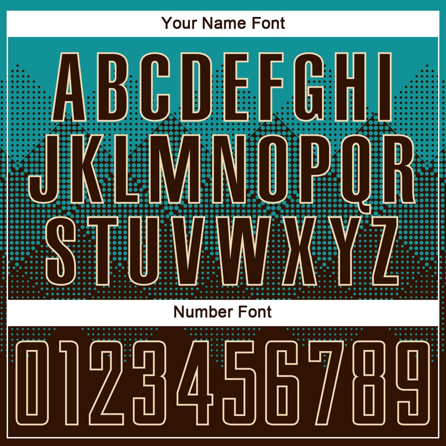 Custom Teal Brown-Cream Sublimation Soccer Uniform Jersey - Sky-Custom