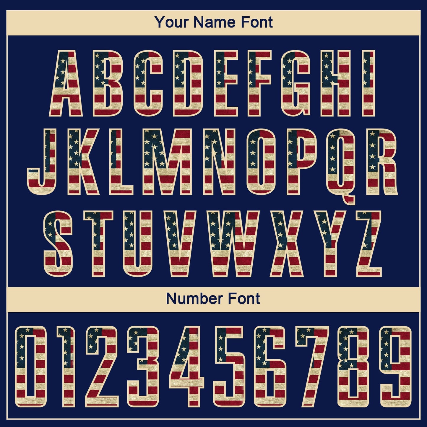 Custom Crimson Vintage USA Flag Navy-Cream Sublimation Soccer Uniform Jersey - Sky-Custom