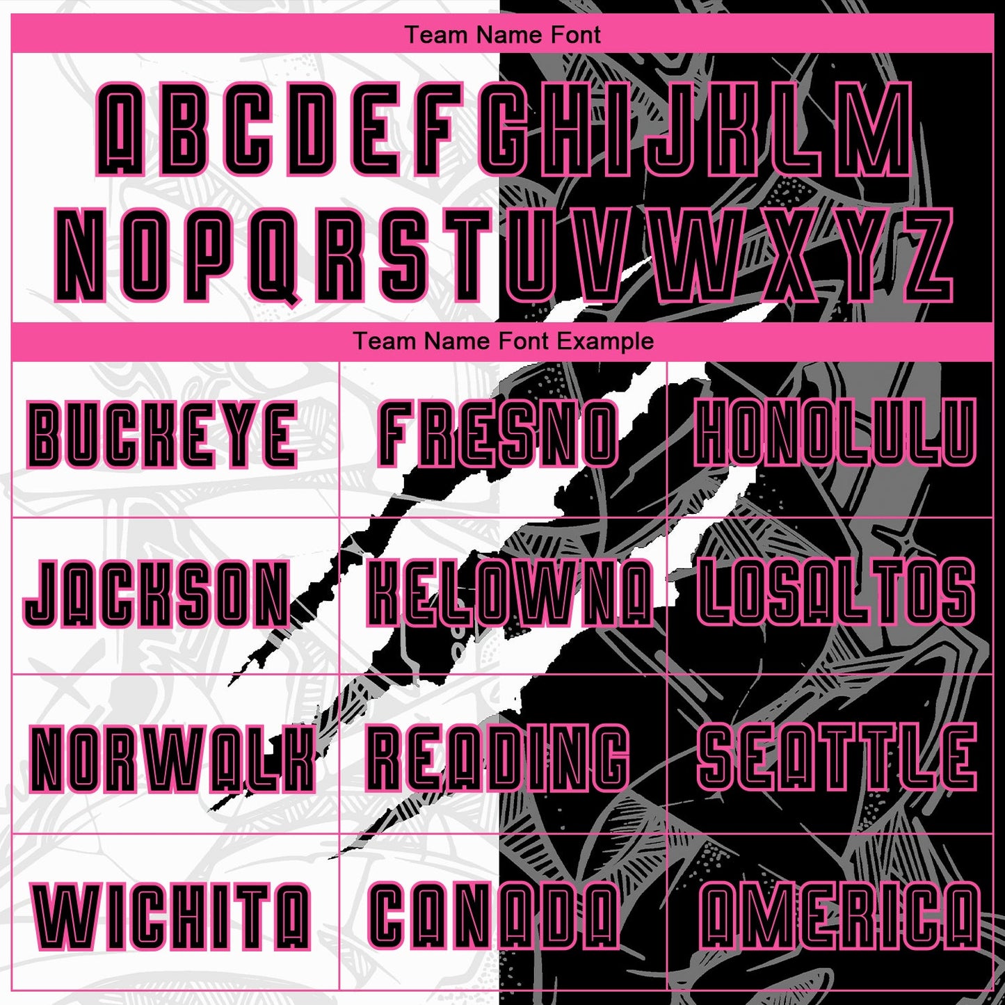 Custom Graffiti Pattern Black-Pink Scratch Sublimation Soccer Uniform Jersey - Sky-Custom