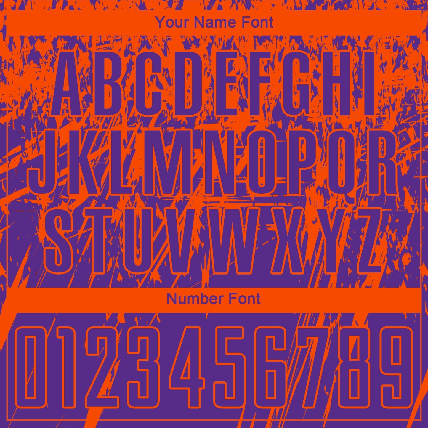 Custom Purple Orange Sublimation Soccer Uniform Jersey - Sky-Custom