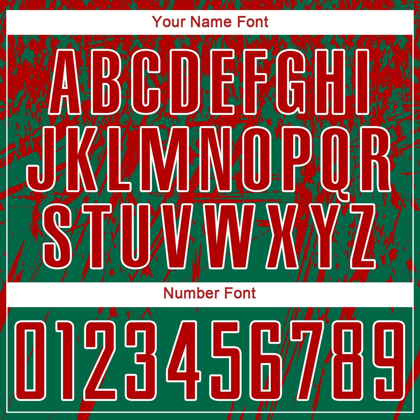 Custom Kelly Green Red-White Sublimation Soccer Uniform Jersey - Sky-Custom