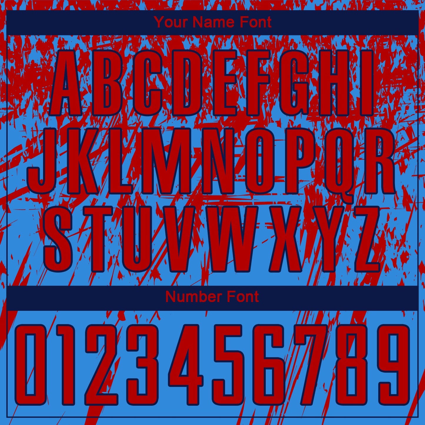 Custom Powder Blue Red-Navy Sublimation Soccer Uniform Jersey - Sky-Custom