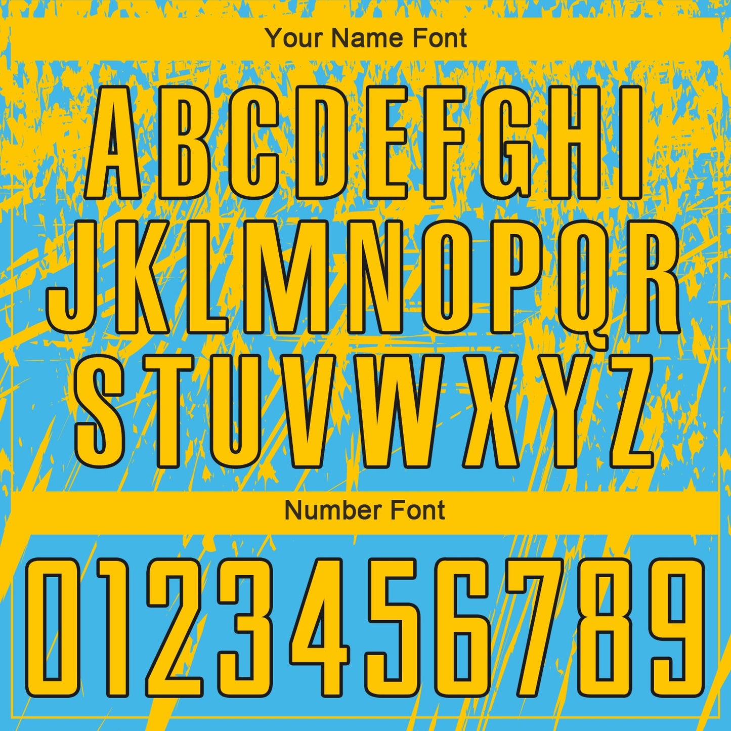 Custom Sky Blue Yellow-Black Sublimation Soccer Uniform Jersey - Sky-Custom