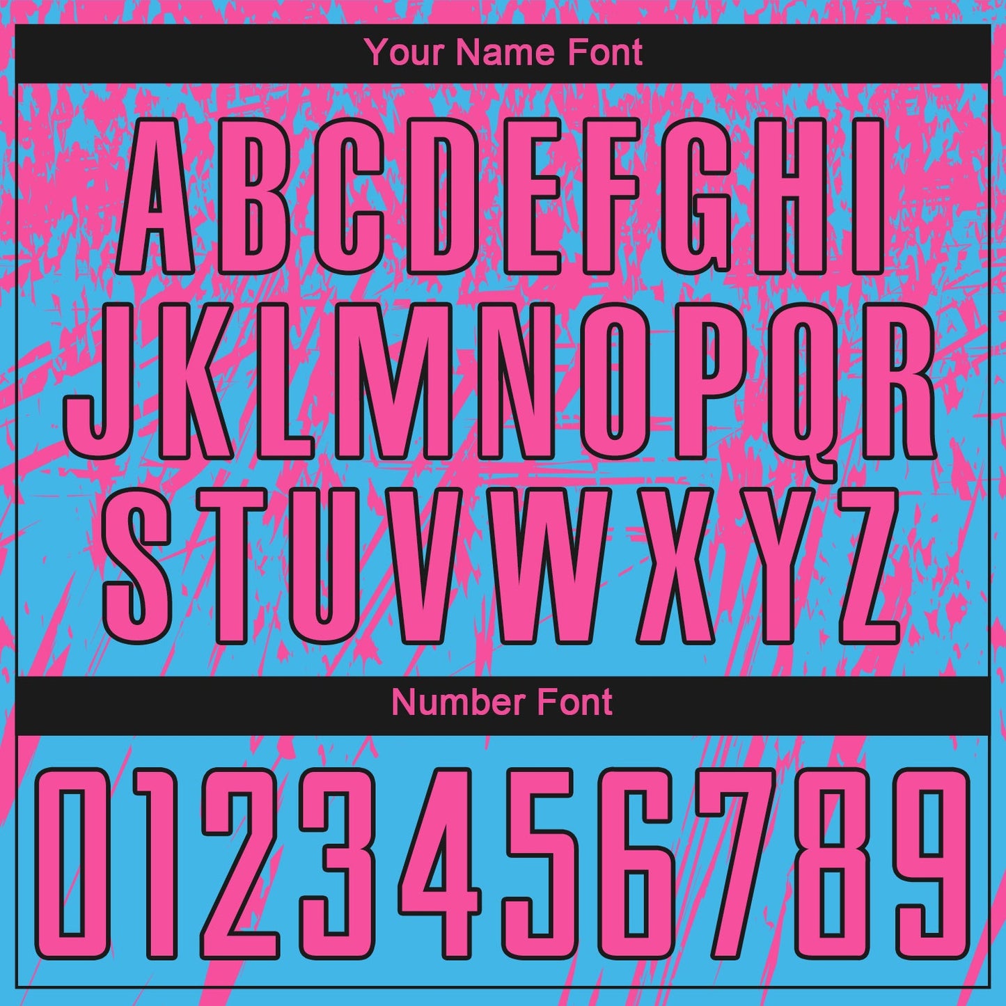 Custom Sky Blue Pink-Black Sublimation Soccer Uniform Jersey - Sky-Custom