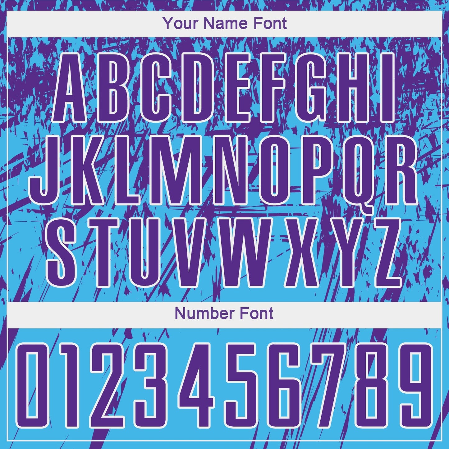 Custom Sky Blue Purple-White Sublimation Soccer Uniform Jersey - Sky-Custom