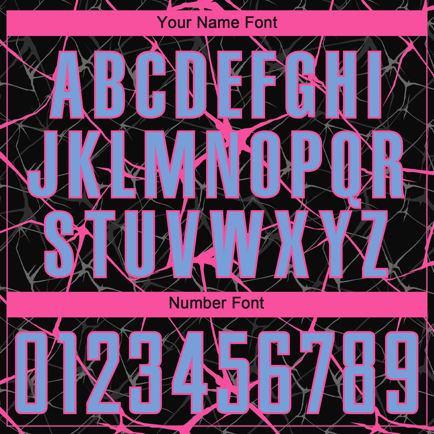 Custom Black Light Blue-Pink Sublimation Soccer Uniform Jersey - Sky-Custom