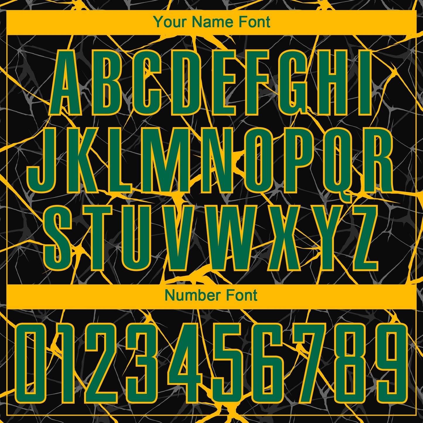 Custom Black Kelly Green-Gold Sublimation Soccer Uniform Jersey - Sky-Custom