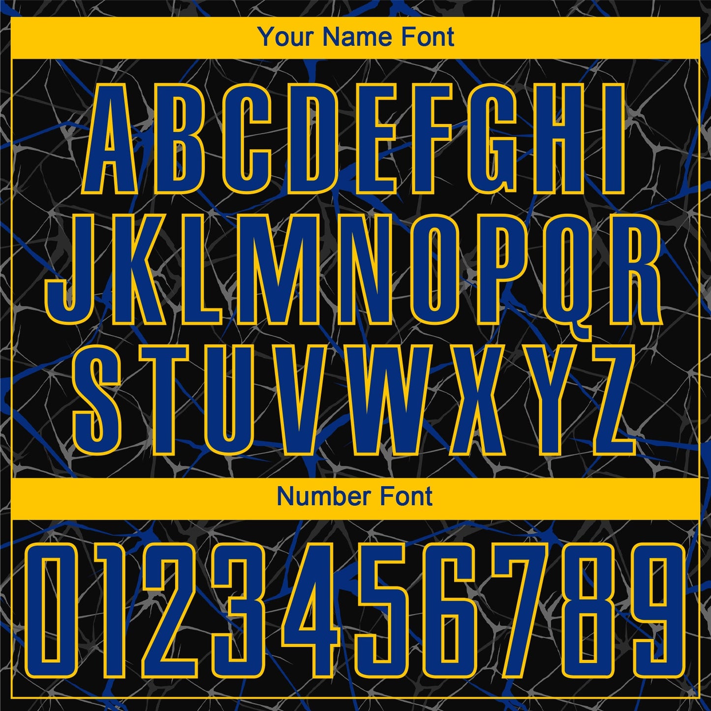 Custom Black Royal-Yellow Sublimation Soccer Uniform Jersey - Sky-Custom