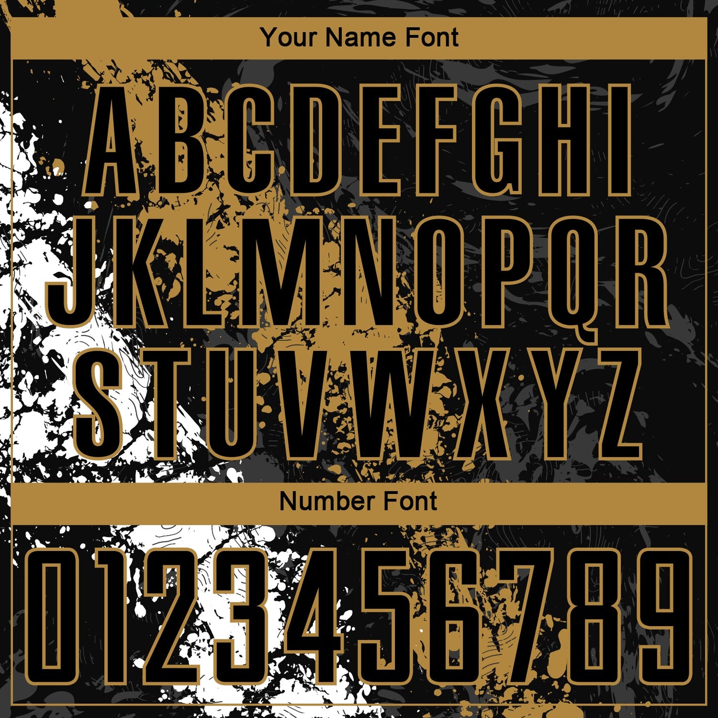 Custom Black Old Gold-White Sublimation Soccer Uniform Jersey - Sky-Custom