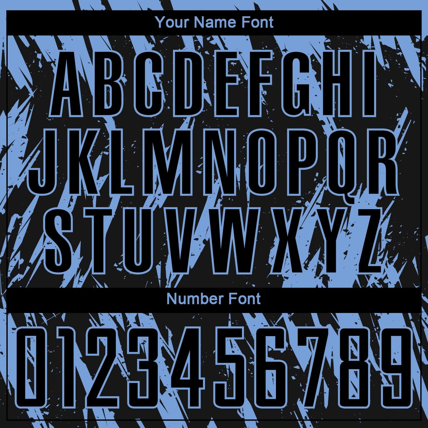 Custom Light Blue Black Sublimation Soccer Uniform Jersey - Sky-Custom