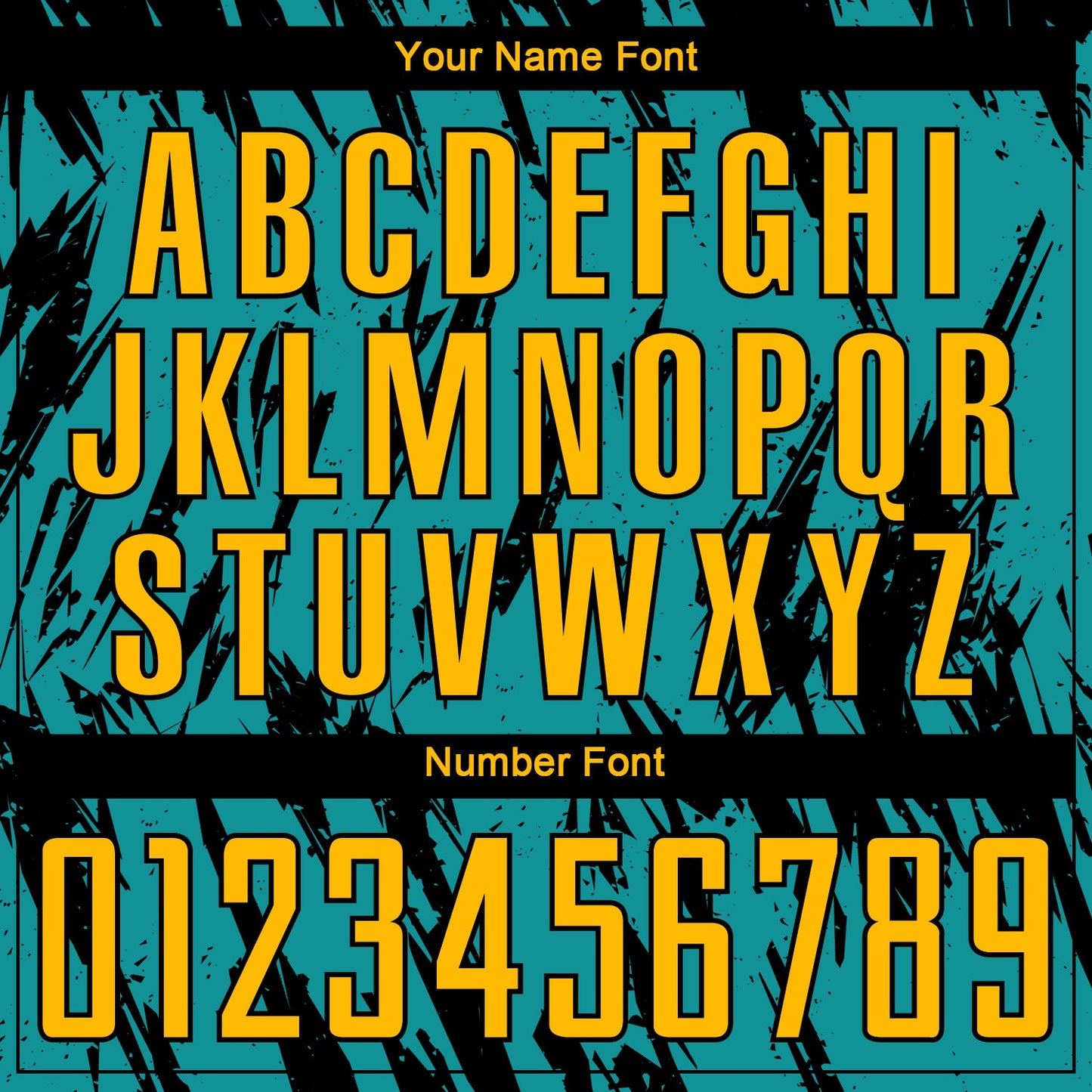 Custom Teal Gold Black Sublimation Soccer Uniform Jersey - Sky-Custom