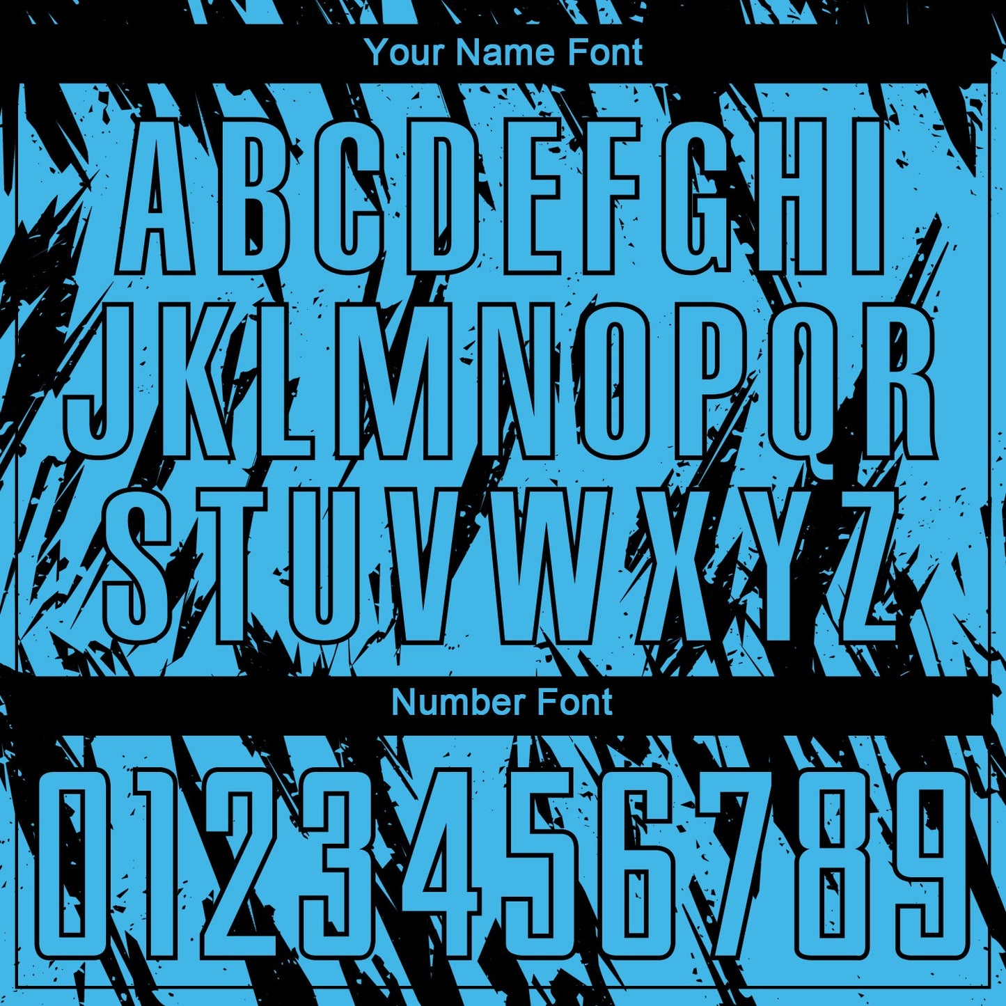 Custom Sky Blue Black Sublimation Soccer Uniform Jersey - Sky-Custom