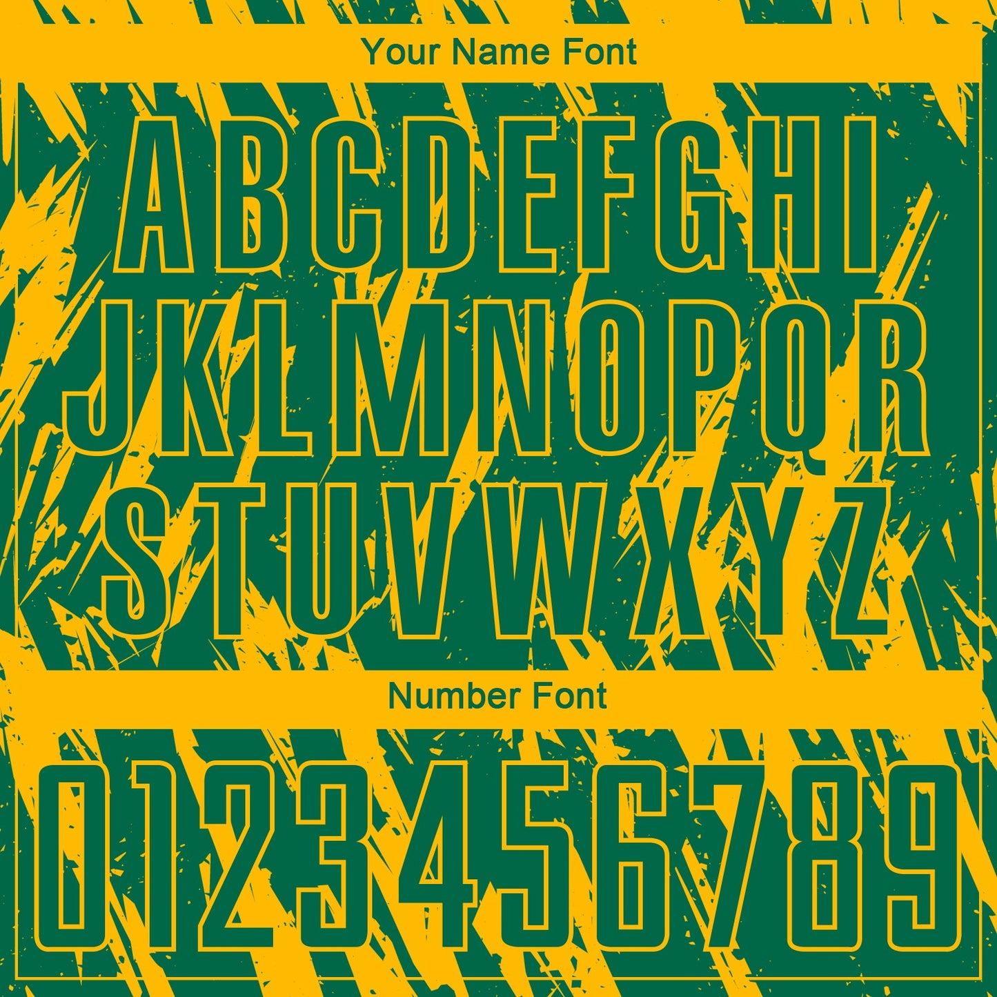 Custom Gold Kelly Green Sublimation Soccer Uniform Jersey - Sky-Custom