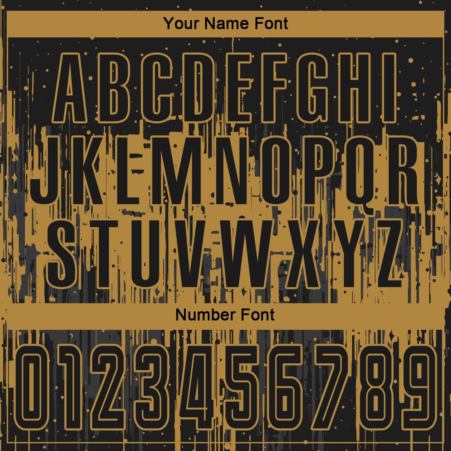 Custom Old Gold Black Sublimation Soccer Uniform Jersey - Sky-Custom