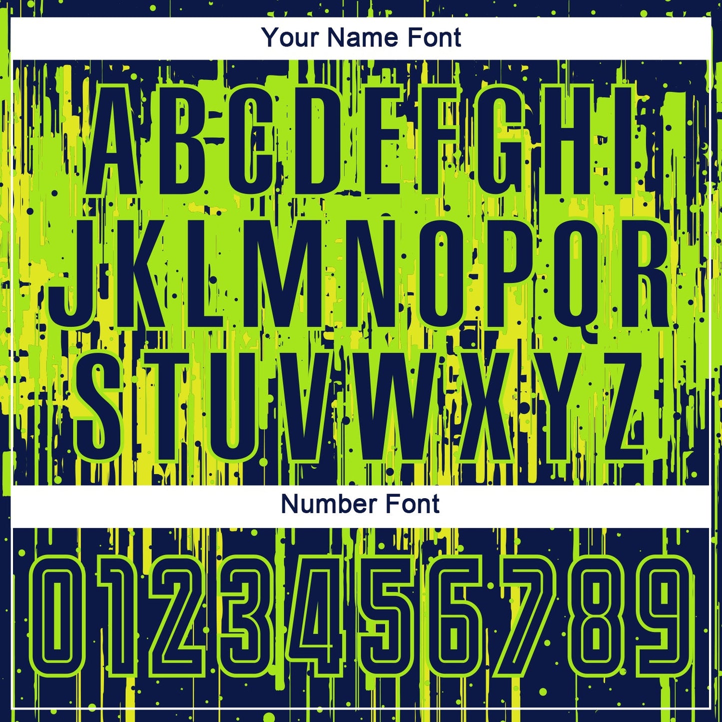 Custom Neon Green Navy-Neon Yellow Sublimation Soccer Uniform Jersey - Sky-Custom