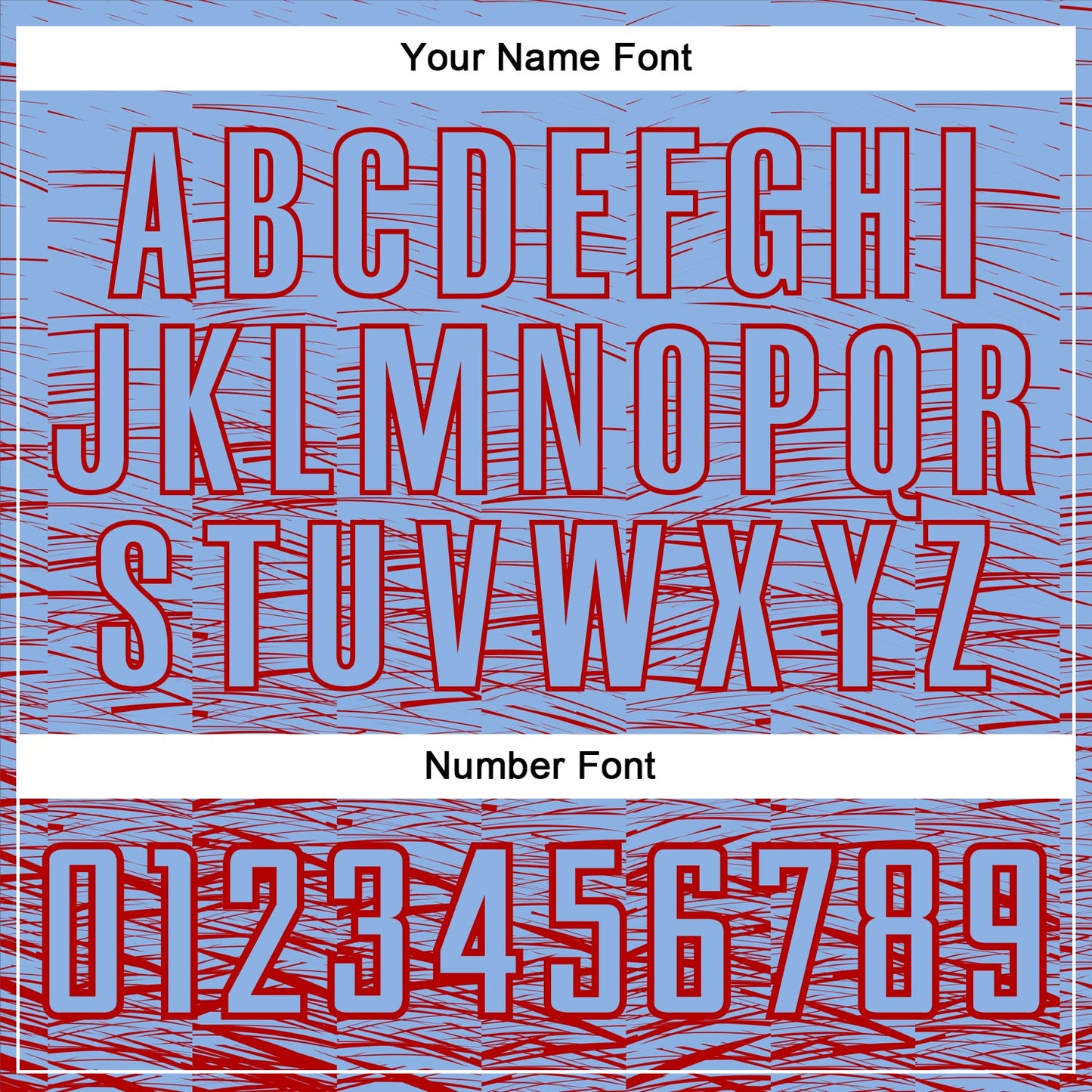 Custom Light Blue Red Sublimation Soccer Uniform Jersey - Sky-Custom