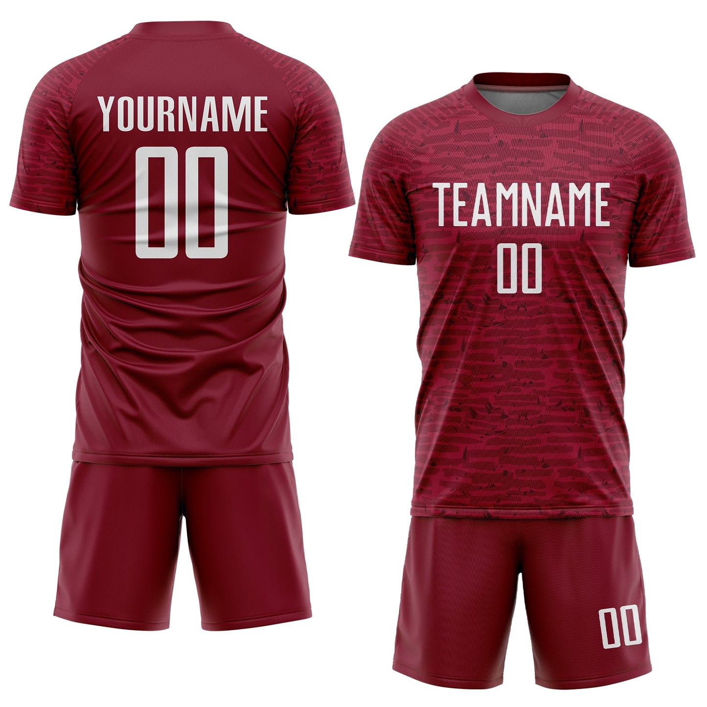 Custom Crimson White Sublimation Soccer Uniform Jersey - Sky-Custom