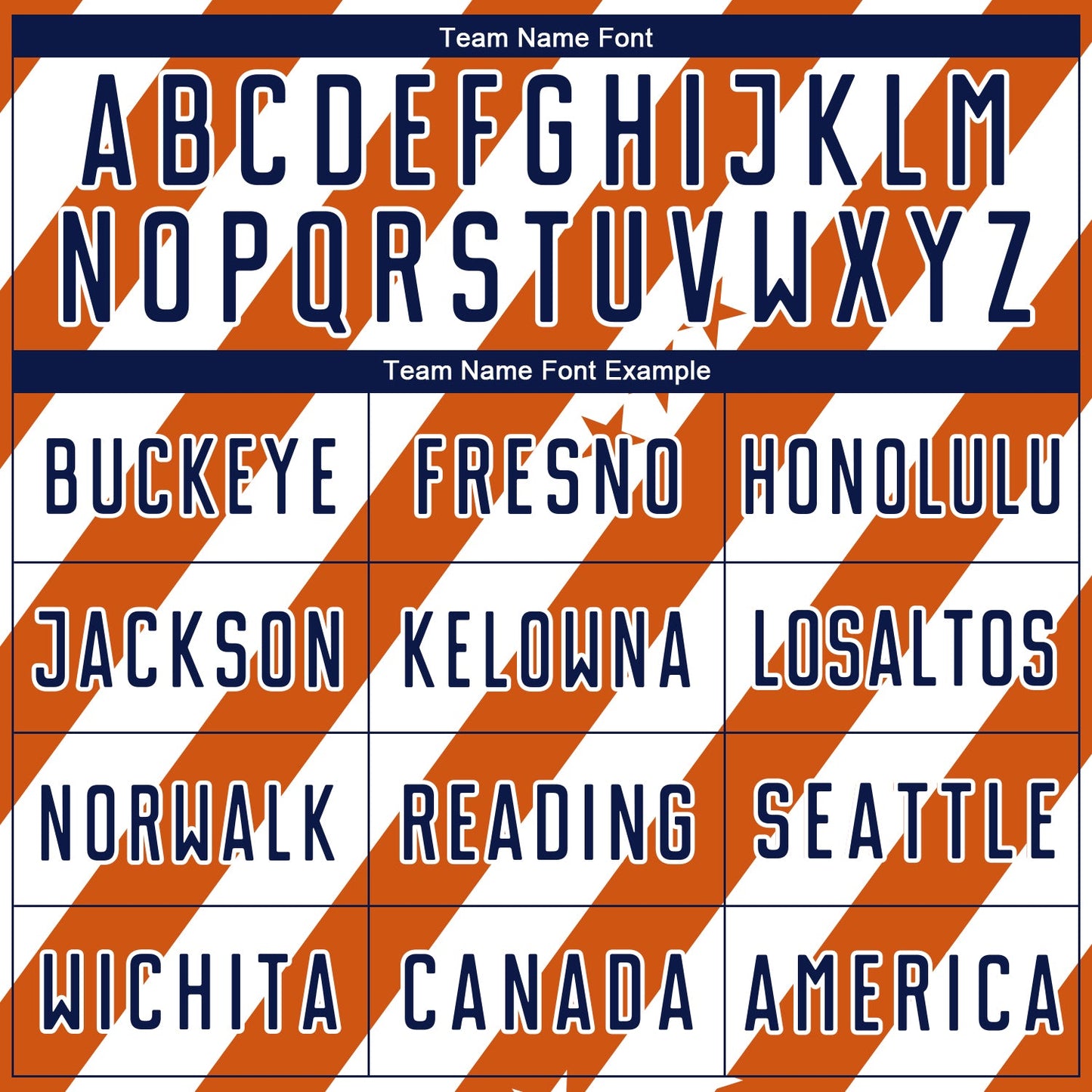 Custom Bay Orange Navy-White Vintage American Flag Sublimation Soccer Uniform Jersey - Sky-Custom