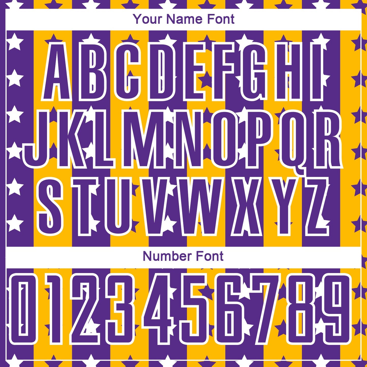 Custom Purple Gold-White Stars And Stripes Sublimation Soccer Uniform Jersey - Sky-Custom