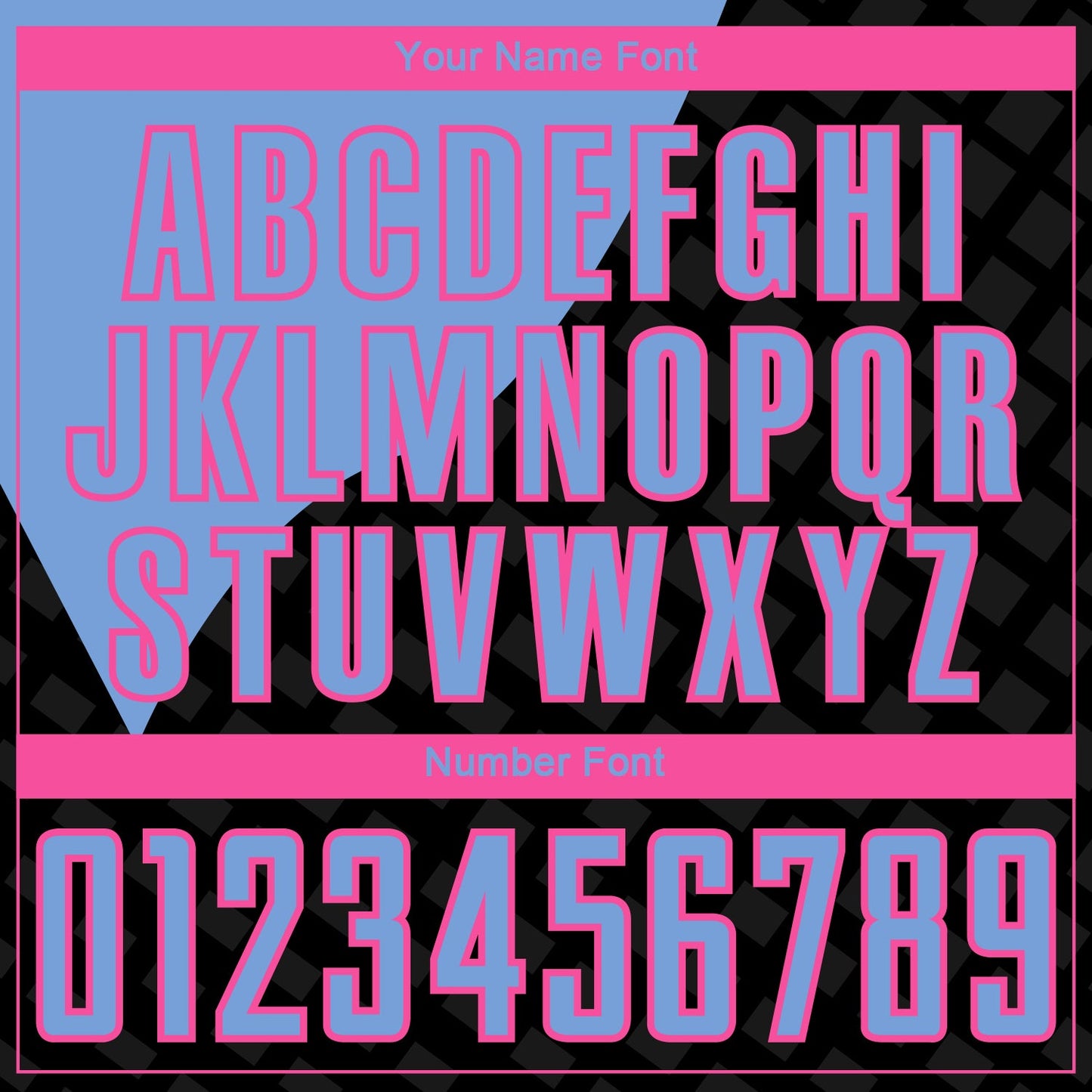 Custom Black Light Blue-Pink Curve Lines Sublimation Soccer Uniform Jersey - Sky-Custom