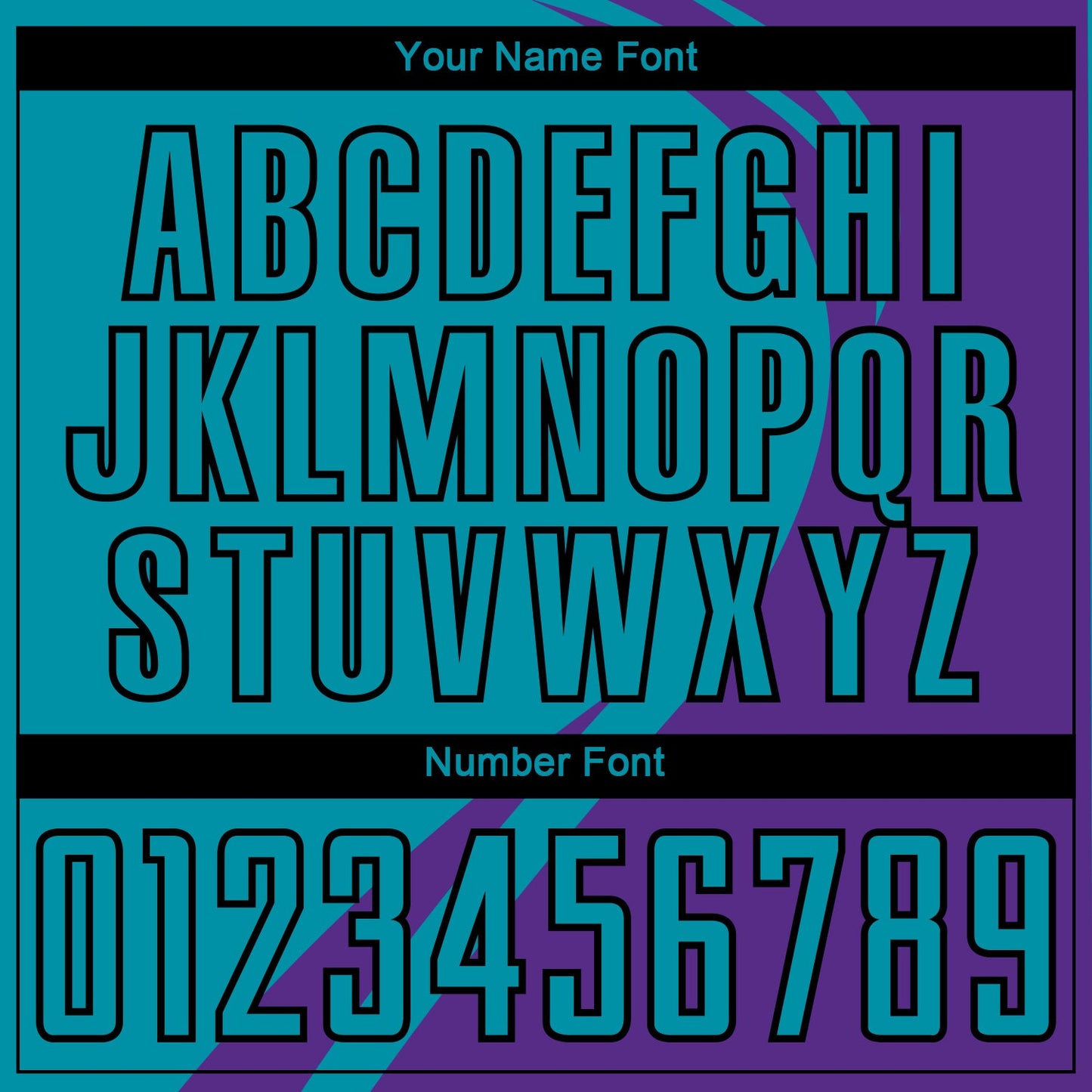 Custom Purple Teal-Black Curve Lines Sublimation Soccer Uniform Jersey - Sky-Custom