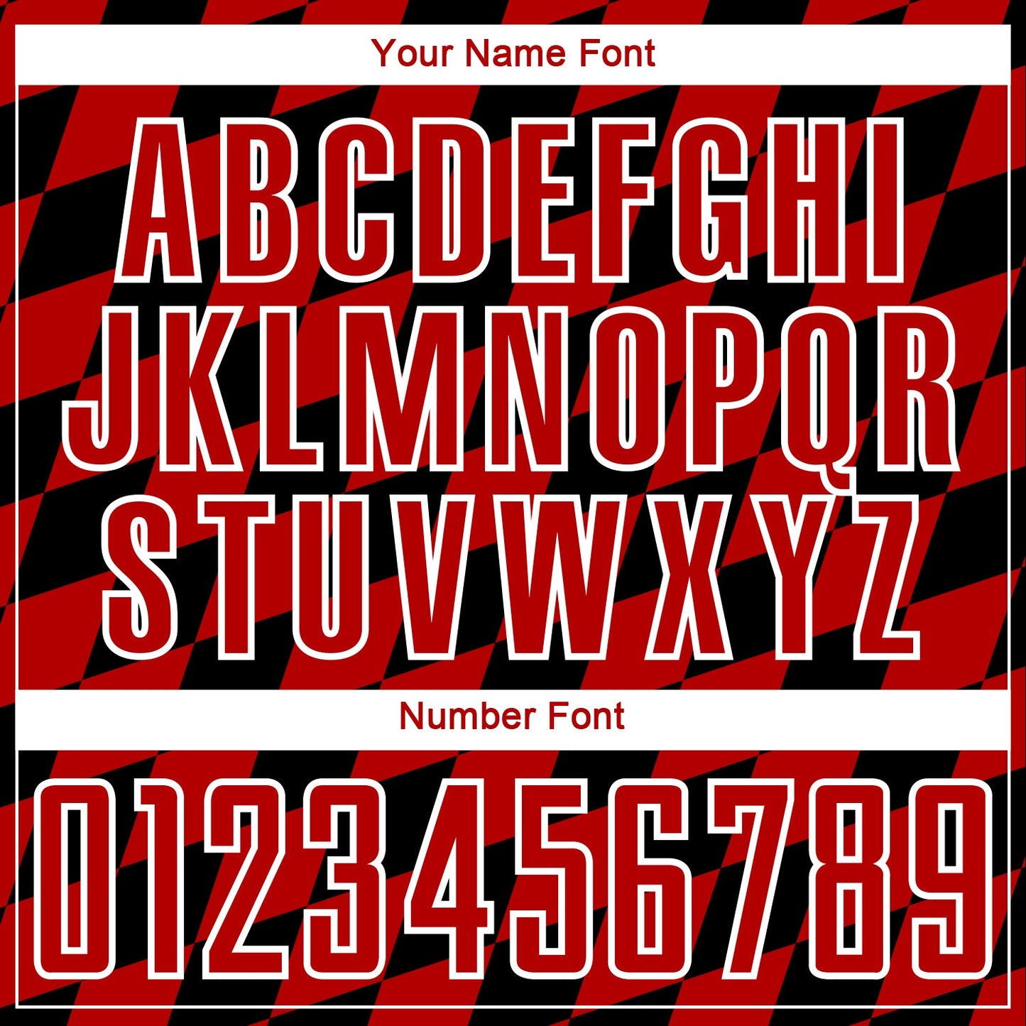 Custom Black Red-White Rhombus Print Sublimation Soccer Uniform Jersey - Sky-Custom