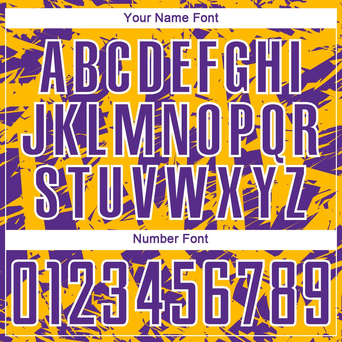 Custom Purple Gold-White Irregular Shapes Sublimation Soccer Uniform Jersey - Sky-Custom