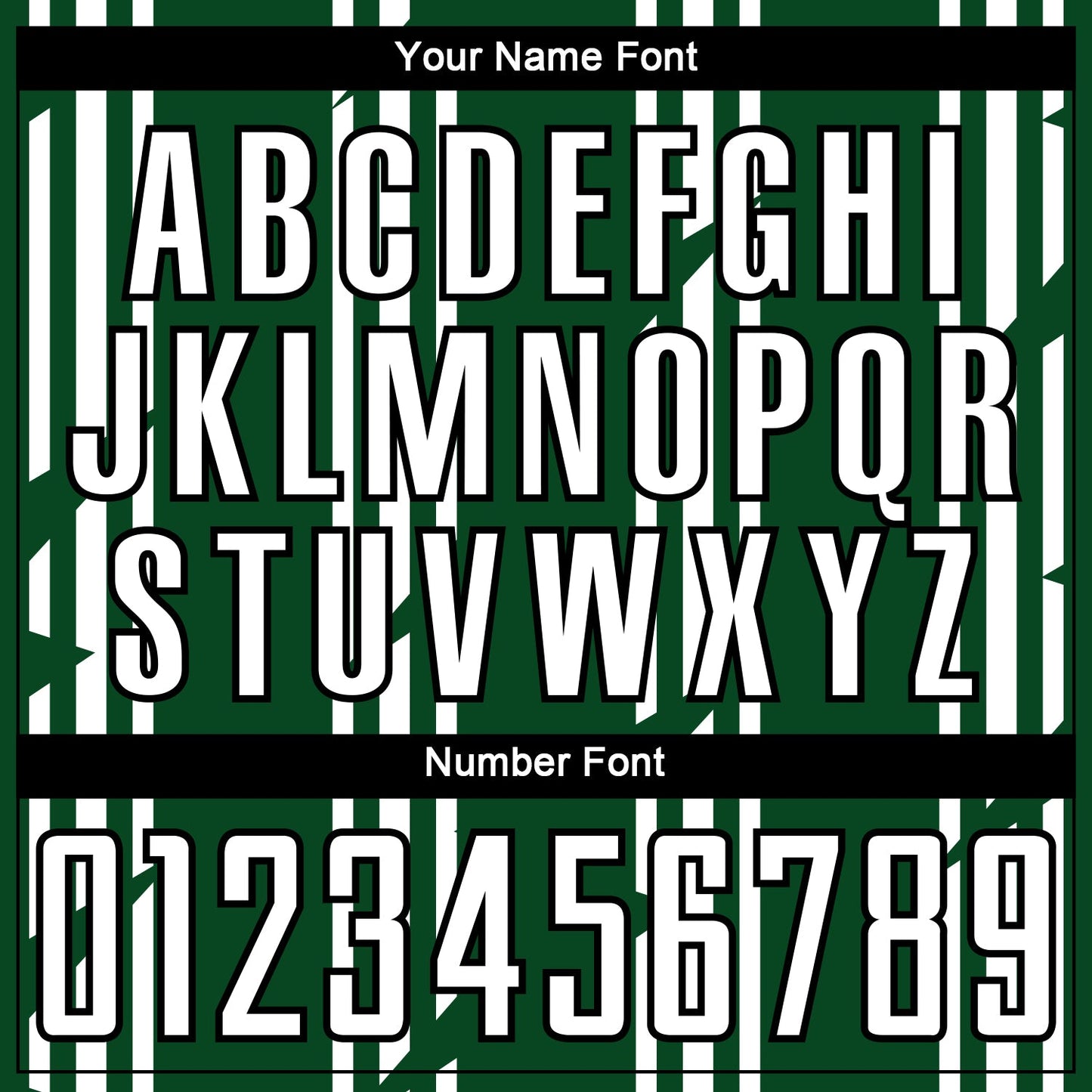 Custom Green White-Black Pinstripe Sublimation Soccer Uniform Jersey - Sky-Custom