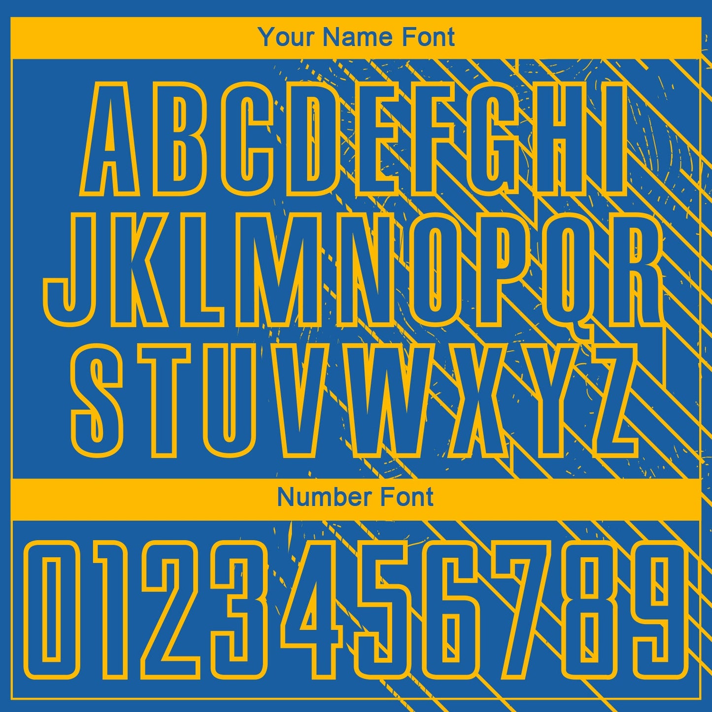 Custom Blue Gold Lines Sublimation Soccer Uniform Jersey - Sky-Custom