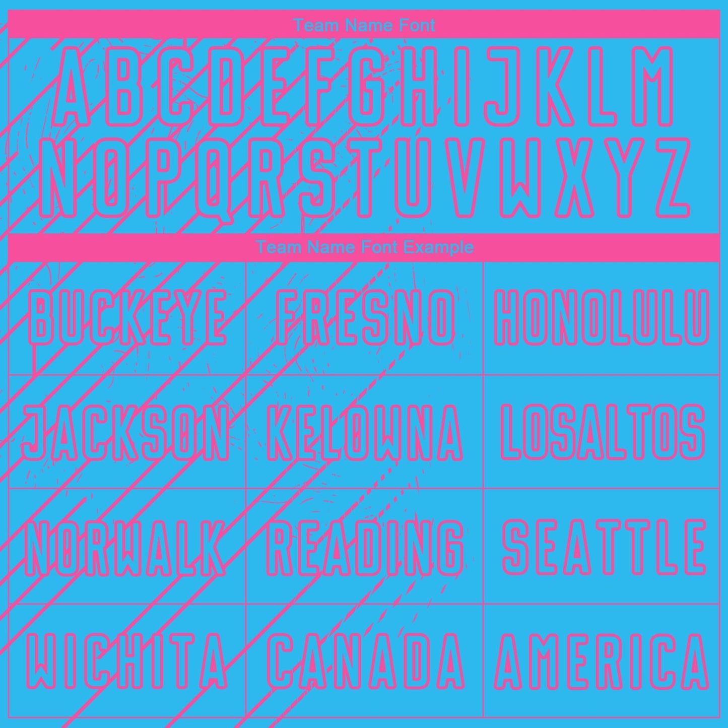 Custom Sky Blue Pink Lines Sublimation Soccer Uniform Jersey - Sky-Custom